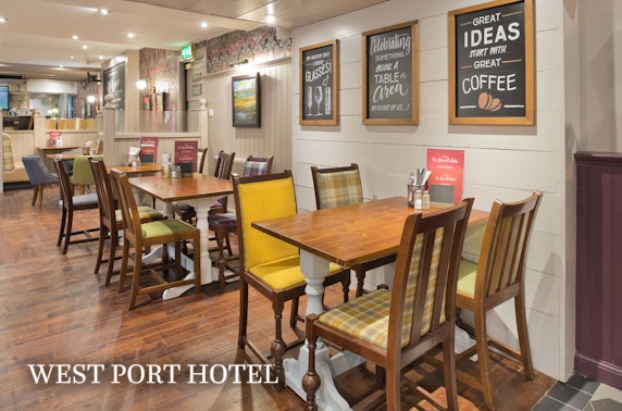 West Port Hotel stay, Linlithgow