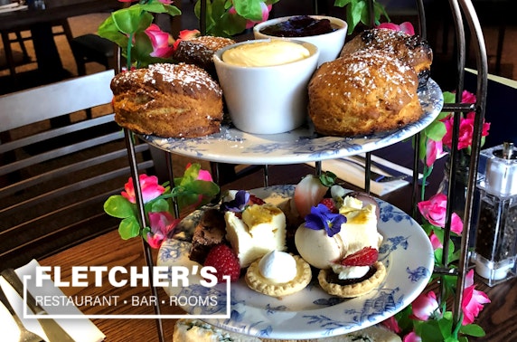 Prosecco afternoon tea, Fletcher's Stirling