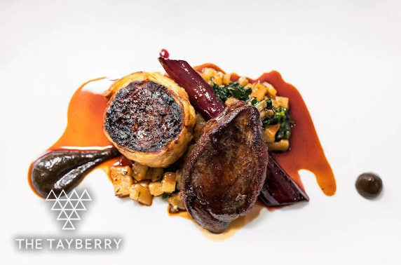 Festive Champagne dining, The Tayberry