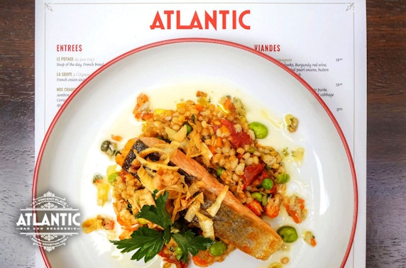 Atlantic Bar & Brasserie dining, City Centre