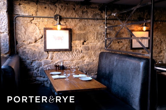 Porter & Rye food & drink voucher