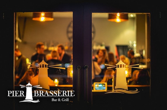 Pier Brasserie dining, Newhaven