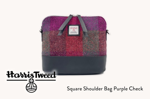 Harris Tweed square shoulder bag - 4 colours