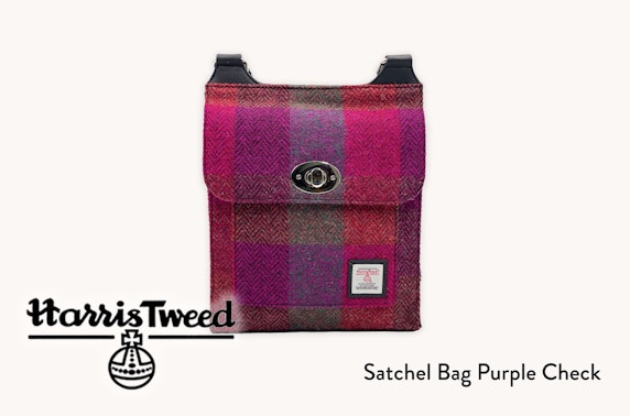 Harris Tweed satchel bag - 4 colours