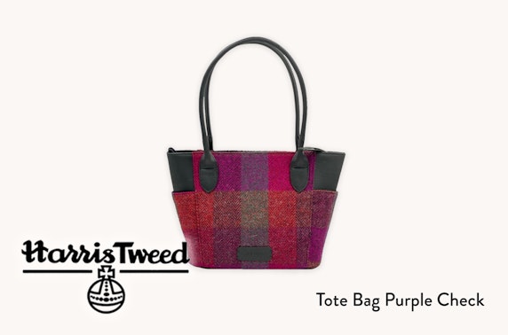 Harris Tweed large tote bag - 3 colours