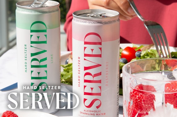Hard seltzer from Served Drinks