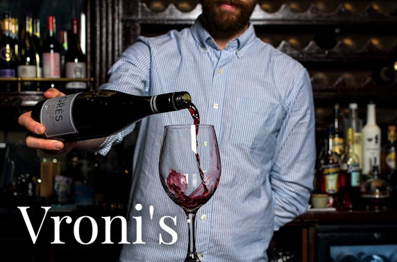 Wine flights & cheeseboard, Vroni's