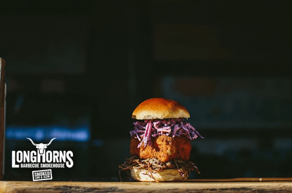 Longhorns BBQ Smokehouse, burgers