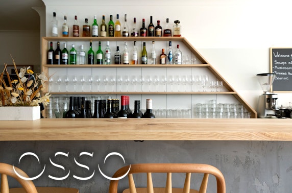 Michelin-recommended Osso, Peebles