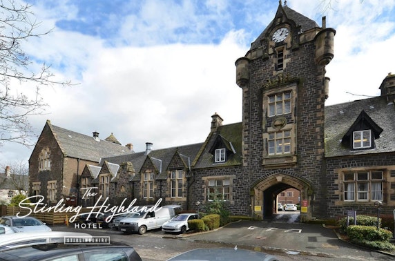 Afternoon tea, 4* Stirling Highland Hotel