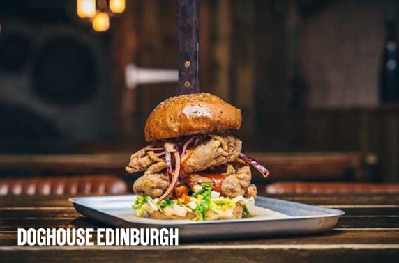 BrewDog DogHouse Edinburgh, burgers & beers