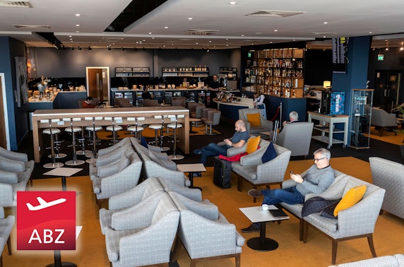Lounge access & priority security, Aberdeen Airport