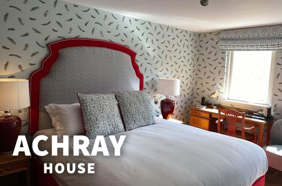 Achray House stay, Perthshire