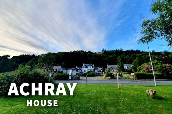 Achray House stay, Perthshire