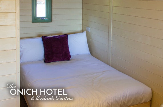 The Onich Hotel, beach pods
