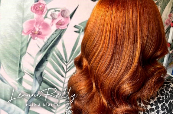 Multi award-winning treatments at Leanne Reilly Hairdressing