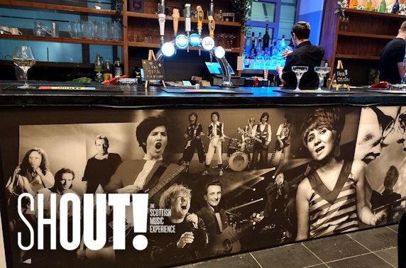 SHOUT! The Scottish Music Experience dining or drinks