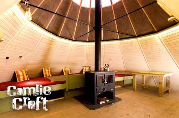 Comrie Croft tipi glamping