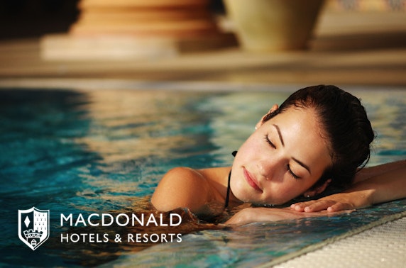 4* Macdonald Inchyra Hotel, luxury spa day