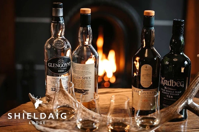 Lochside whisky tasting in a cosy lodge