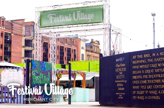 Drinks and nibbles, Festival Village, Merchant City