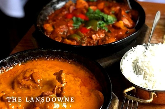 Indian dining, The Lansdowne