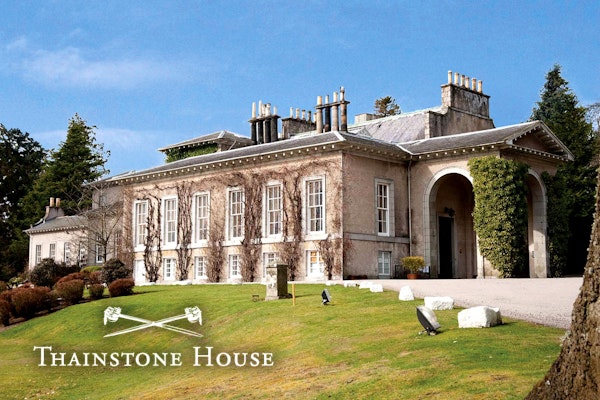 1 or 2 nights with dinner & leisure access at 4* Thainstone House, Inverurie; 18th-century family mansion nestled amongst 44 acres of stunning grounds