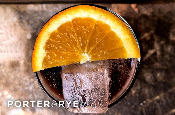 Porter & Rye food & drink voucher