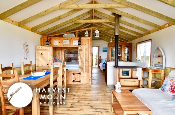 Luxury beach cabin stay