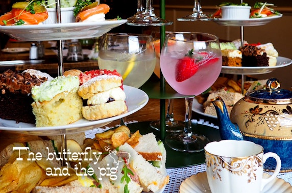 The Butterfly & The Pig , afternoon tea