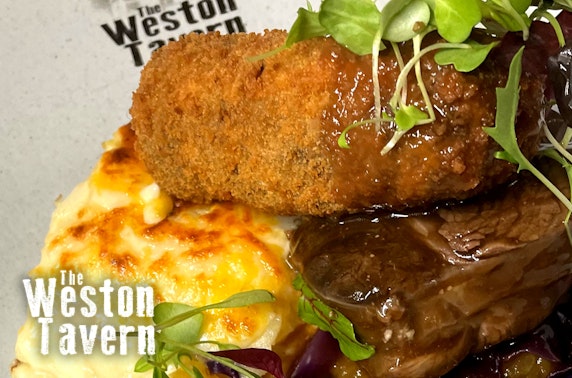 Award-winning The Weston Tavern & Restaurant dining