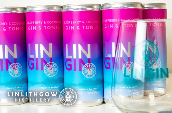 LinGin cans, Linlithgow Distillery