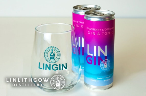 LinGin cans, Linlithgow Distillery