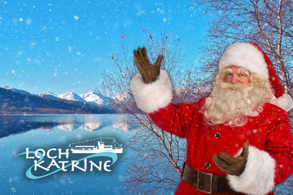 Sail with Santa on Loch Katrine; enjoy a festive day out inc drinks, lunch and a present for the kids!