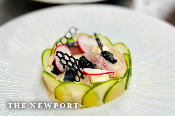 Michelin-recommended The Newport tasting menu
