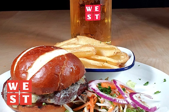 WEST on the Green, burgers, fries & beer