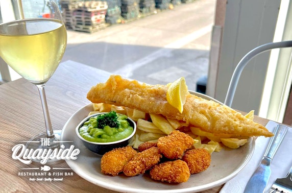 Dining at award-winning Quayside Restaurant & Fish Bar