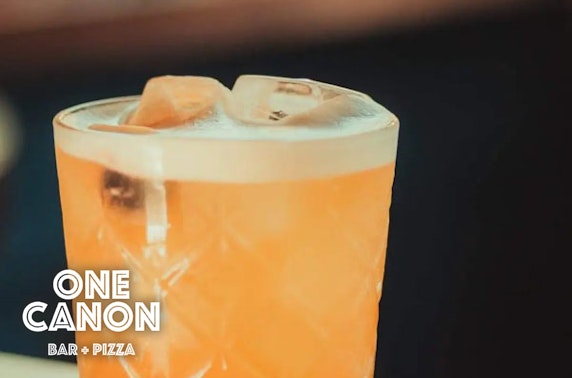 One Canon pizzas & drinks