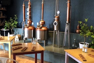Restaurant with on-site distillery