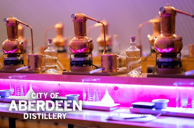 Gin tasting at Aberdeen's first distillery