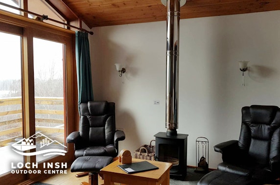 Winter activity chalet stay, Aviemore