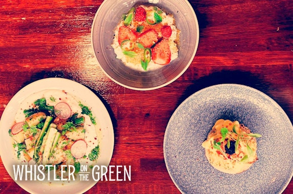Whistler on the Green small plates & drinks