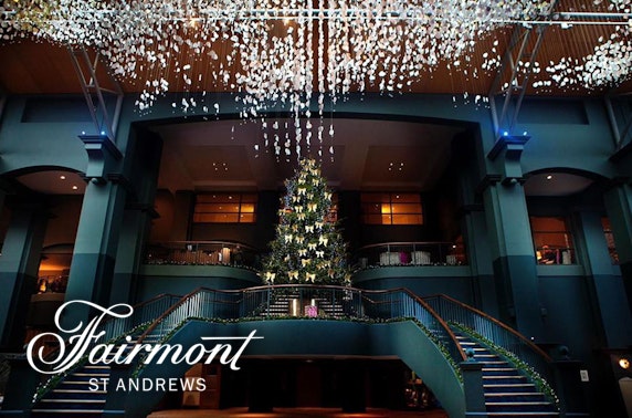 5* Fairmont St Andrews Christmas dining