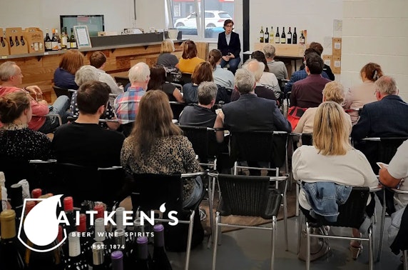 Wine tasting or Champagne and fizz masterclass, Aitken Wines