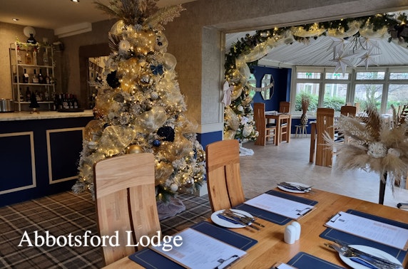 Abbotsford Lodge festive dining, Callander