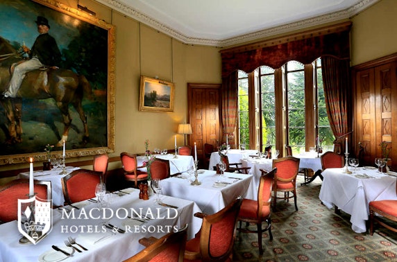 Macdonald Pittodrie House dining