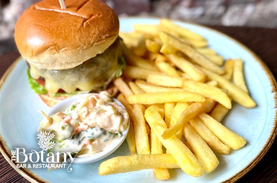 £5 burgers, fries and slaw at The Botany Bar & Restaurant