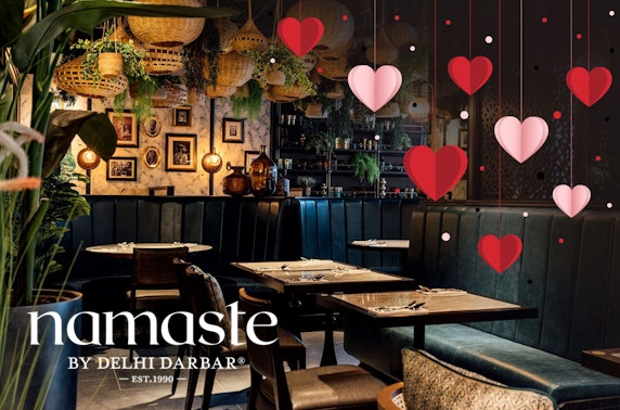 Namaste by Delhi Darbar Valentine's tasting menu
