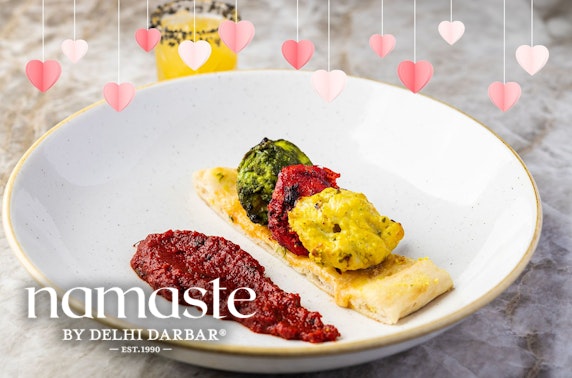 Namaste by Delhi Darbar Valentine's tasting menu