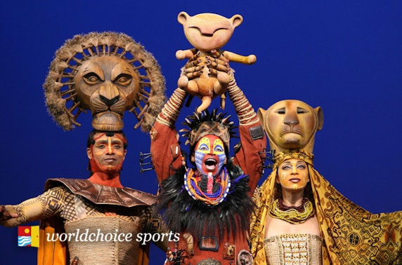 The Lion King theatre tickets & London stay